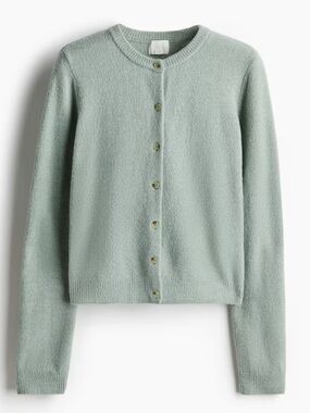 H&M light dusty green cardigan